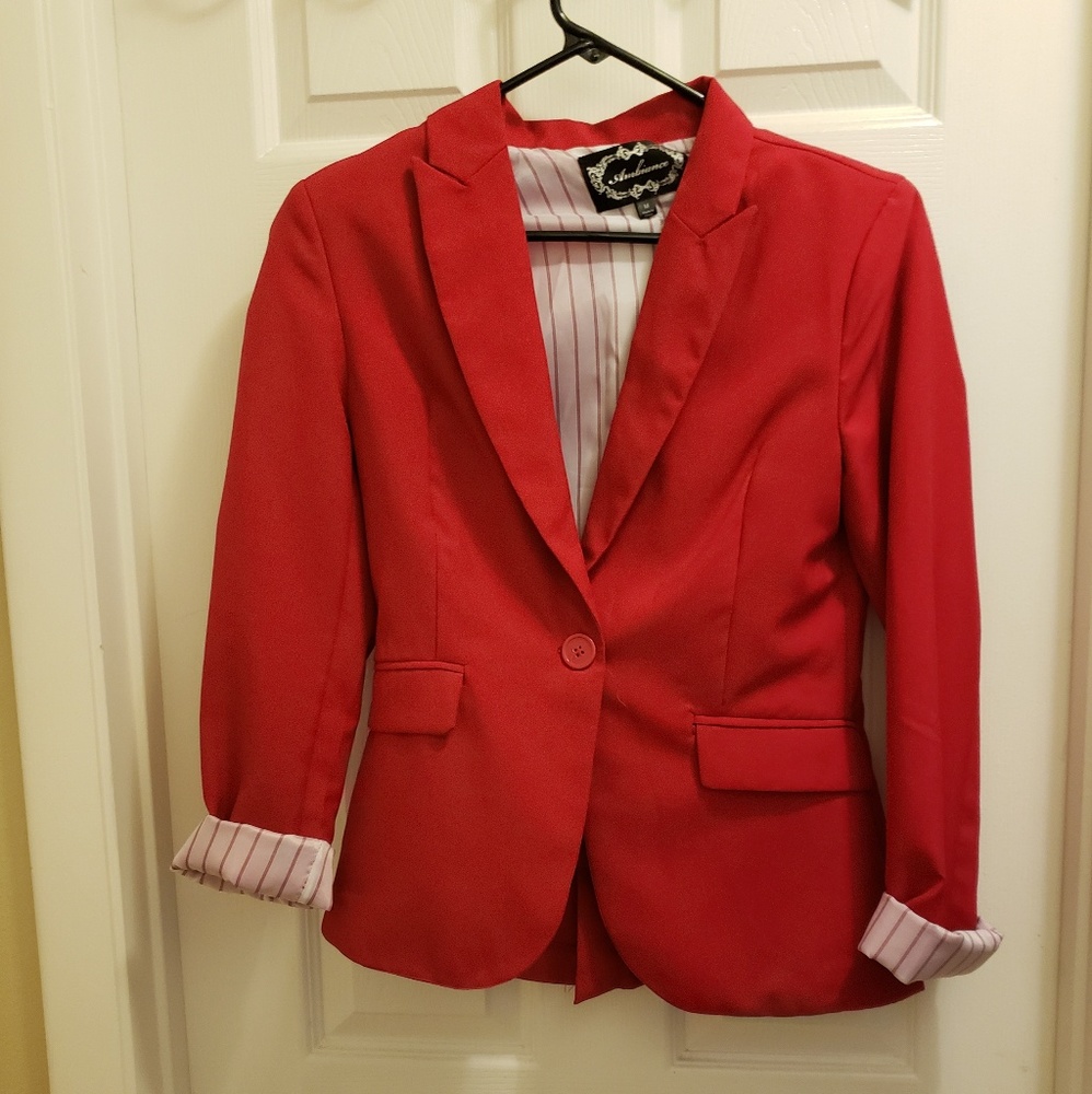 Red blazer